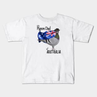 100 percent Pigeon Dad of Australia Kids T-Shirt